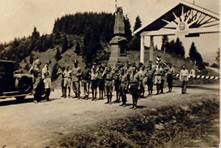The troop before the 2nd world war. Maybe at the Pass of Verecke