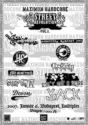 Maximum Hardcore Release Party - Flyer