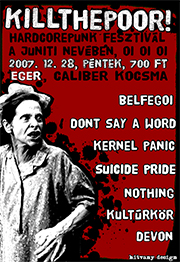 Killthepoor - Flyer