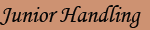 Junior Handling