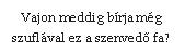 Szvegdoboz: Vajon meddig brja mg szuflval ez a szenvedő fa?