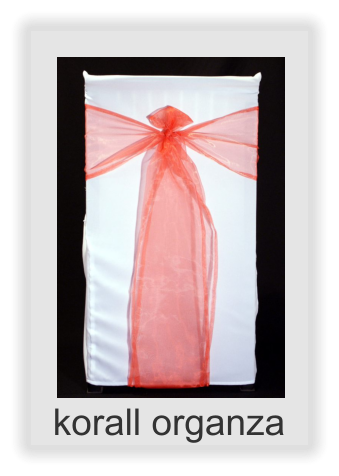korall organza