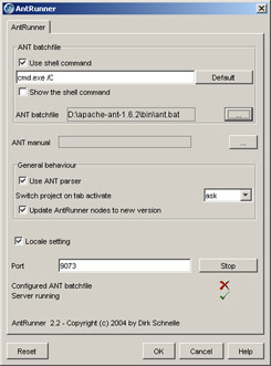 Click To expand: This figure shows the ant.bat Ant batchfile.