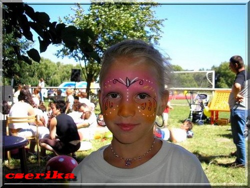 lufibohóc,lufihajtogató bohóc, arcfestő, arcfestés