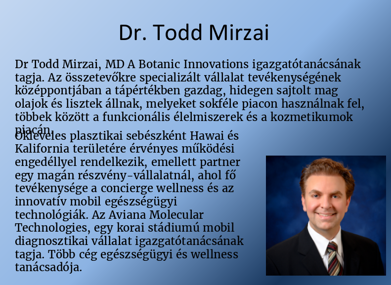 Dr Todd Mirzai