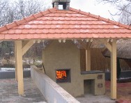 Udvari kemence t�zhellyel