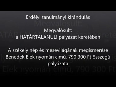 Erdlyi kirnduls: 2012. november 2-5.