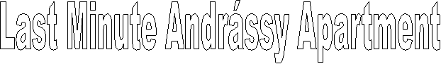 Last Minute Andr�ssy Apartment 