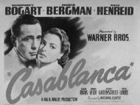 Casablanca - a film korabeli plakátja