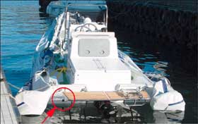 ASSO Open 75 gumics&oacute;nak be&eacute;p&iacute;tett motorral leeresztett