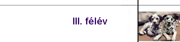 III. f�l�v