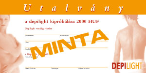 Depilight utalv�ny let�lt�se PDF-ben