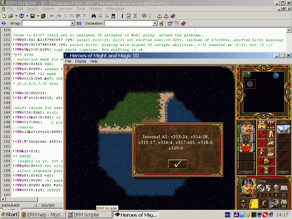 writing H3 Caravans engine