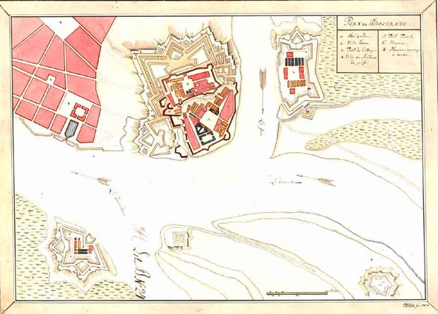 Plan de Belgrade 1734