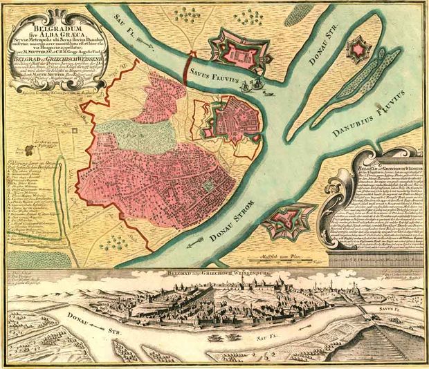 Belgradum Sive Alba Graeca 1735