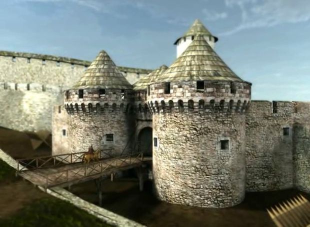 A Zindan kapu, h�tter�ben a Dizdar torony