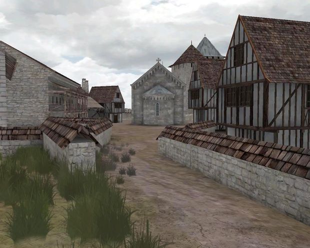 A fels�v�rosi templom fel�