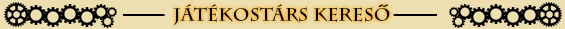 Játékostárs kereső