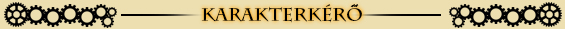 Karakterkérő