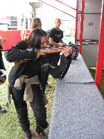 Bogárka a céllövöldében