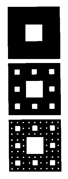 3. ábra - Sierpinsky-szõnyeg.