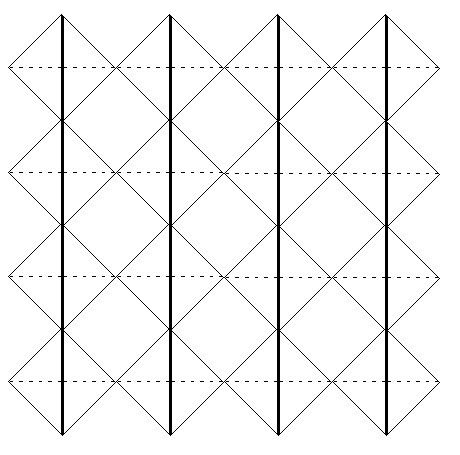 3. ábra - Tetraéderekbõl álló sík
