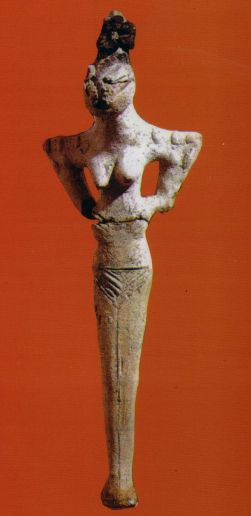9. Sumer kõszobor - egy húsevõ gutu hüllõ szobra.