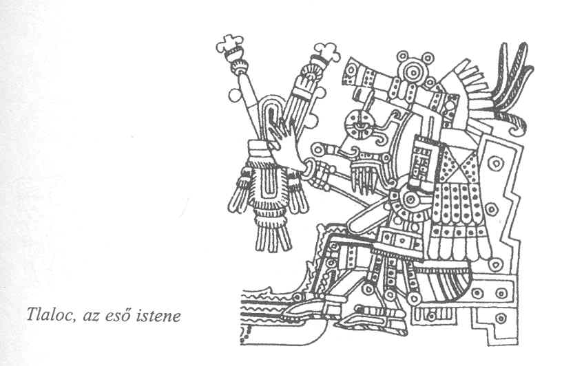 Tlaloc, az es istene.