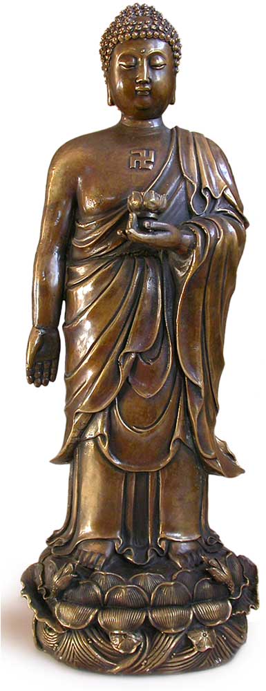 Szvasztika Buddha melln 5.