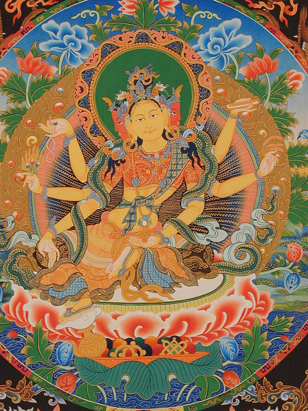 11. ábra: Vasudhara, a triász fotinó.