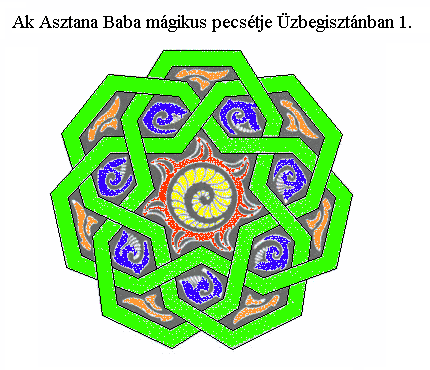 2. ábra: A bal oldali pecsét színes változata.