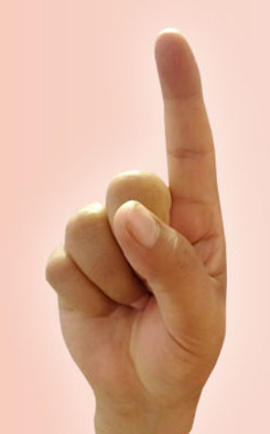 Suchi mudra.