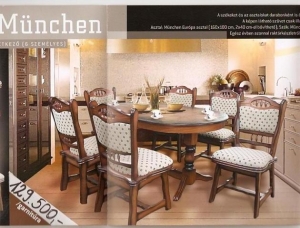 MNCHEN antikol tasztal 160(+2x40)x100cm