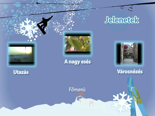 A DVD jelenetek menüje A DVD jelenetek menüje