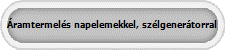 �ramtermel�s napelemekkel, sz�lgener�torral