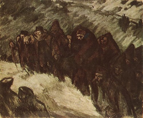 Vaszary Jnos: Katonk a hban (1916), olaj, vszon, 100 x 121 cm