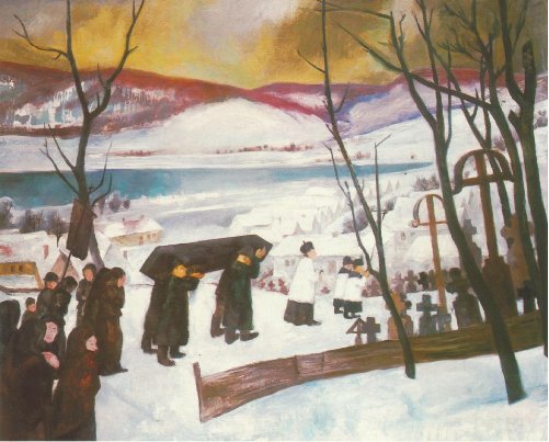 Sznyi Istvn: Zebegnyi temets (1928), olaj, vszon, 100 x 125 cm 