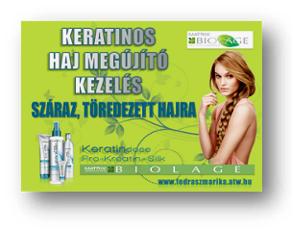 keratinos hajkezelés