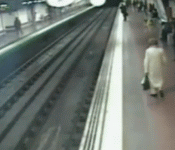 Man Rescued on Madrid Railway Tracks