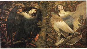 Sirin and Alkonost - Birds of Joy and Sorrow, by Viktor Vasnetsov.