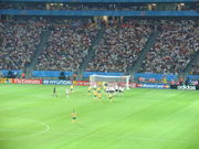 Australia face Germany in the 2005 Confederations Cup