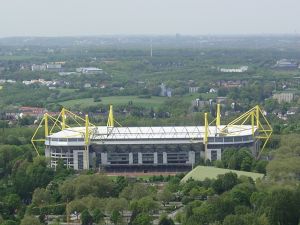 Signal Iduna Park as seen from the view of the Florianturm
