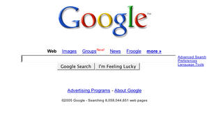 Google's main page