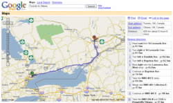 Screenshot of Google Maps