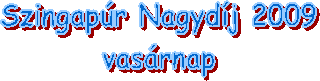 Szingapr Nagydj 2009
vasrnap