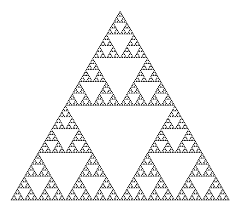 Sierpinski háromszög - Fraktálok