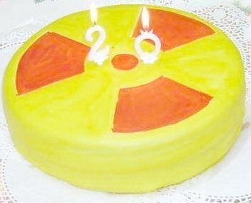 A Magkémiai Tanszék 20 éves születésnapi tortája