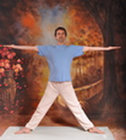 Trikonasana-Háromszög alapállás