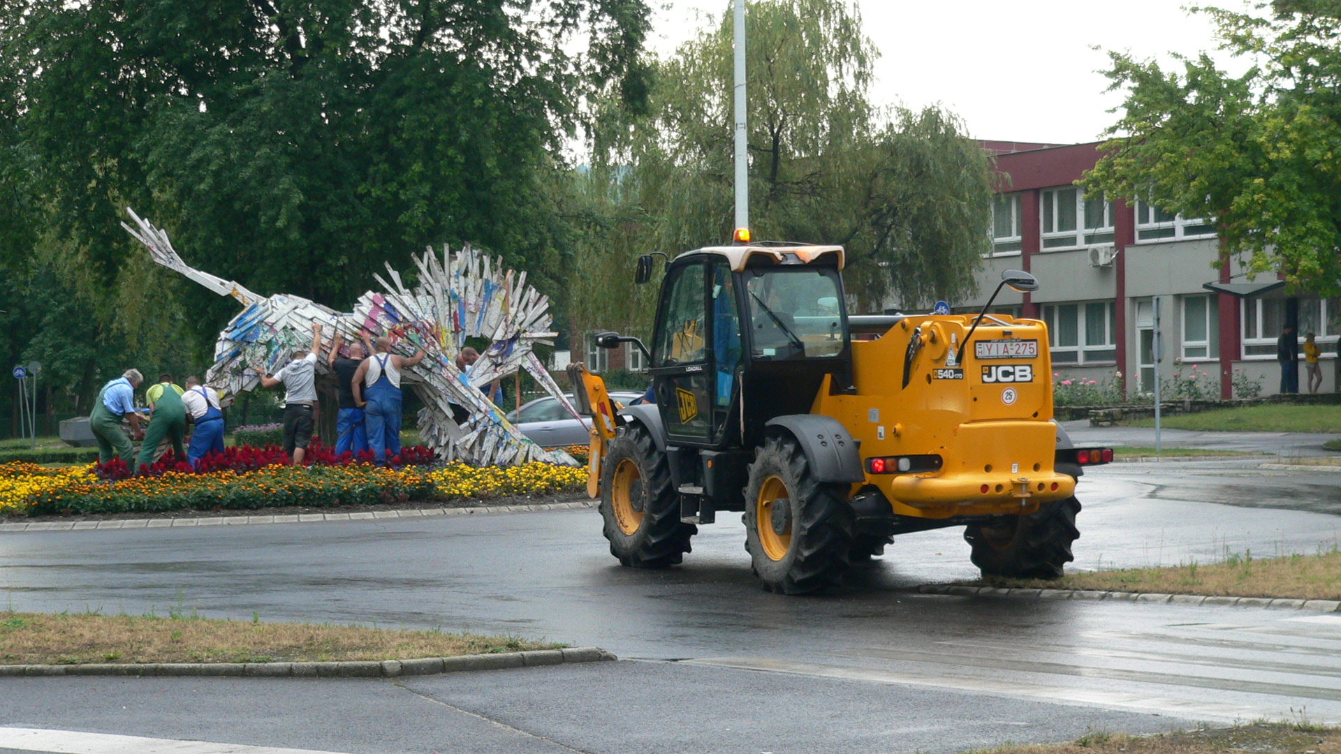  • Kazincbarcika, Jszerencst t, Egressy t, Unikornis, Szke Gbor Mikls, szobor, vihar, #http://www.kozterkep.hu/~/21207 •  • gg630504 cc-by-nc-sa