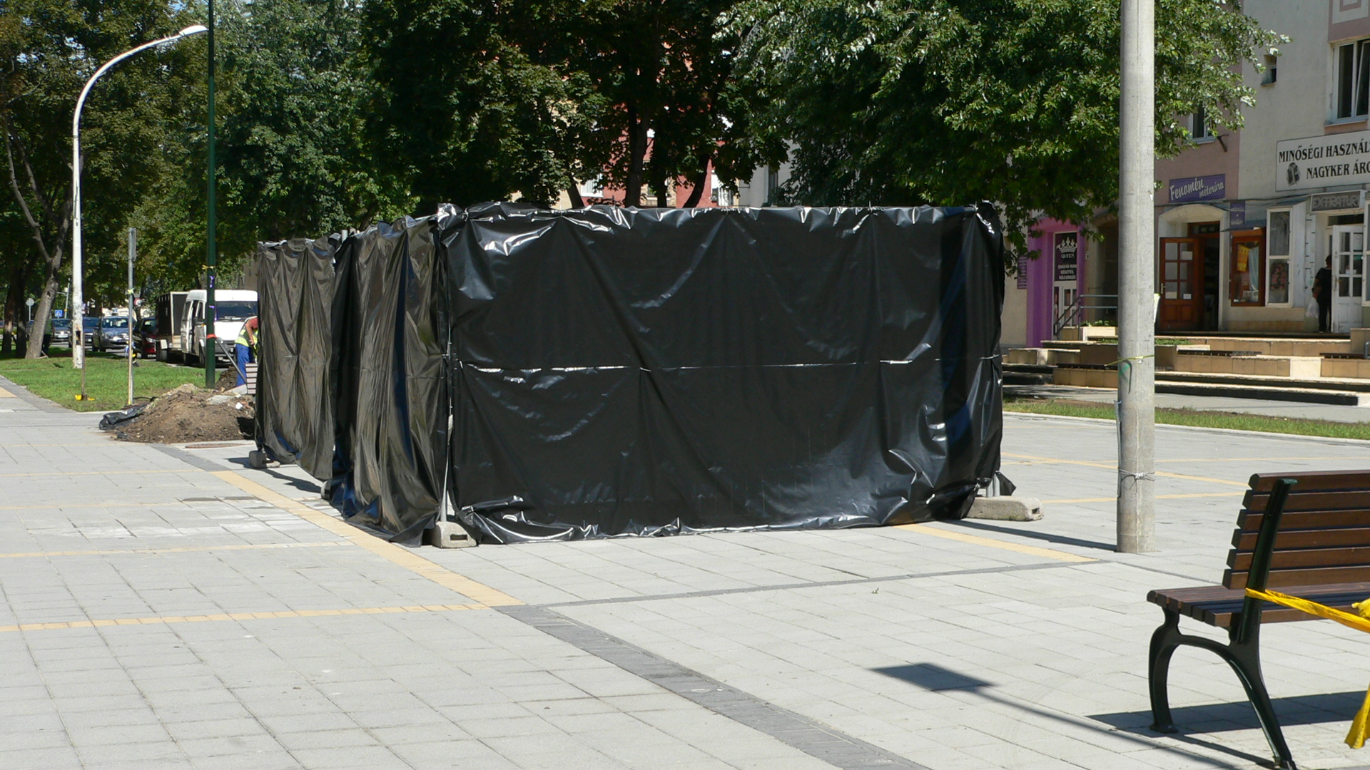  • Kazincbarcika, Munkcsy tr, Egressy t, ?, Lalk Angelika, 2014, szobor, Kolorcity •  • gg630504 cc-by-nc-sa